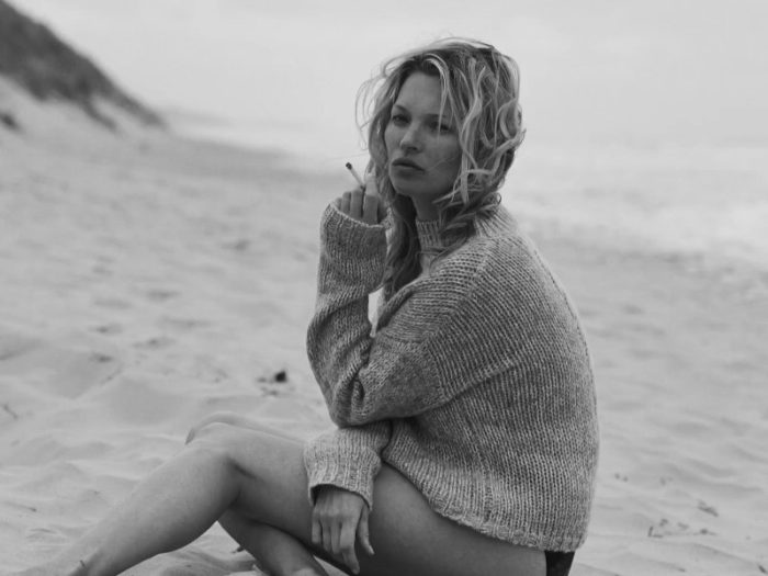 Kate Moss By Peter Lindbergh For Naked Cashmere Fall Ad Campaign