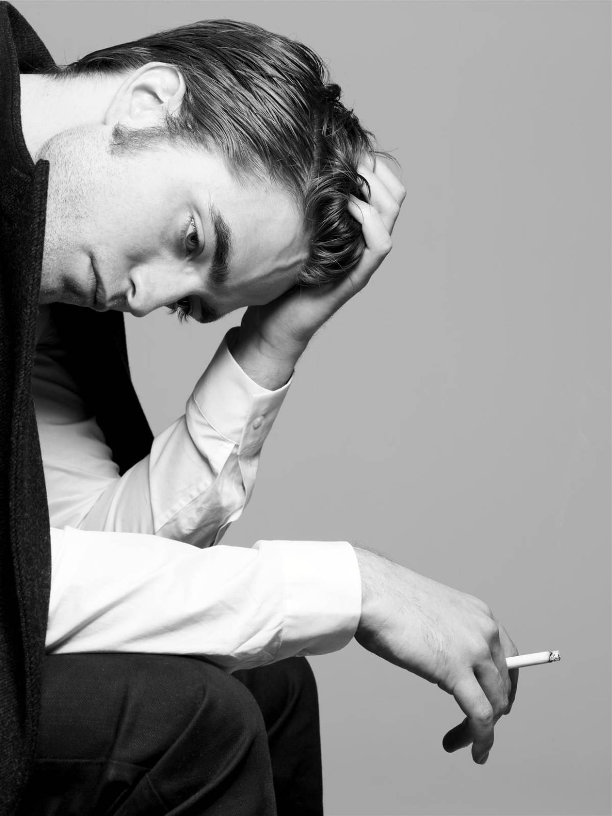 Robert Pattinson by Hedi Slimane for Another Man Fall-Winter 2009