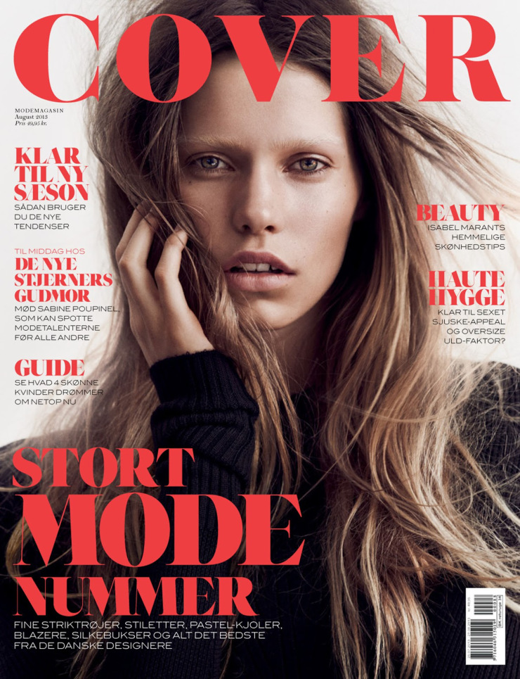 Young Blood: Kirstin Liljegren by Hasse Nielsen for Cover Denmark August 2013