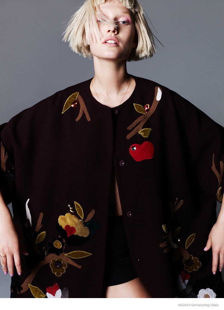Toni Garrn by Nagi Sakai for Harper’s Bazaar Germany September 2014