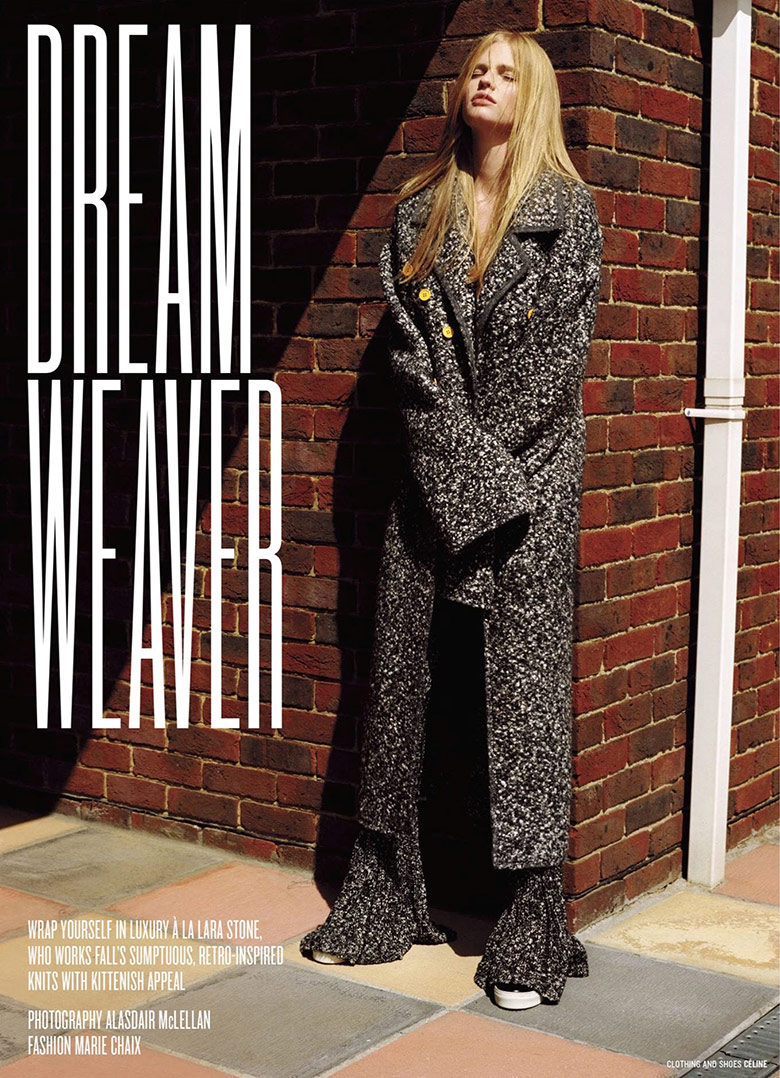 Dream Weaver: Lara Stone by Alasdair McLellan for V Magazine Fall 2014
