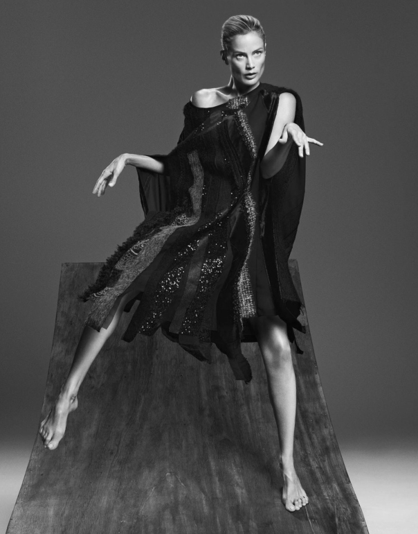 Black Swan: Carolyn Murphy by Paola Kudacki for Porter Magazine Winter 2014