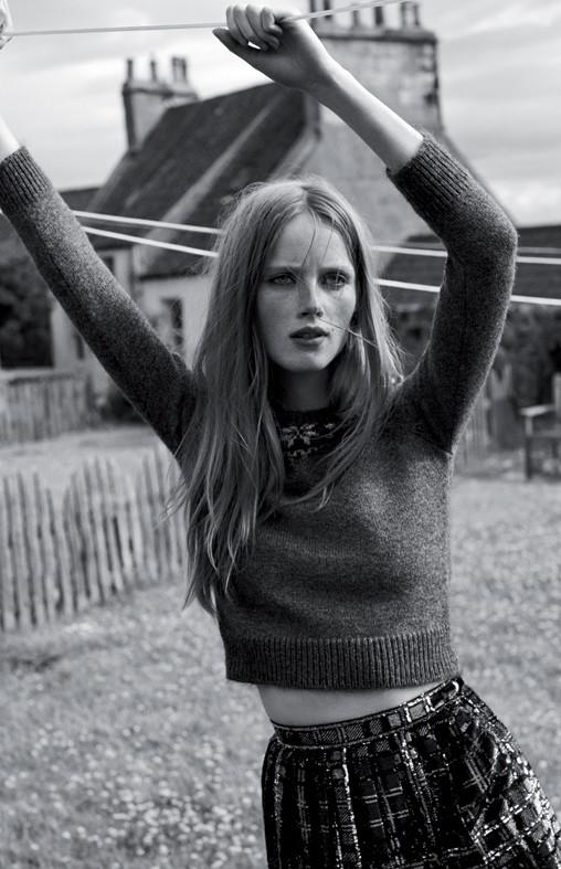 Holiday Magazine Fall 2014 Jean Campbell, Rianne van Rompaey, Stella Tennant, Josh Olins (5)