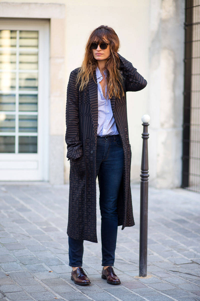 Caroline de Maigret Paris Fashion Week Spring 2015 Street Style