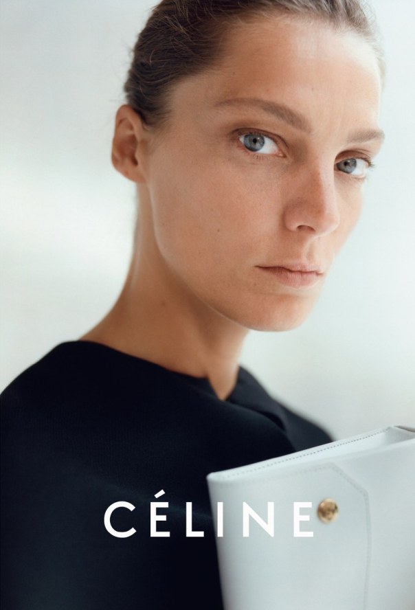 Daria Werbowy by Tyrone Lebon for Celine by Phoebe Philo Resort 2015 Ad Campaign