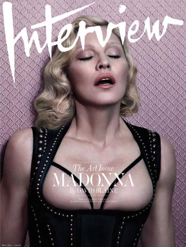 Madonna Covers Interview Magazine December-January 2014-2015