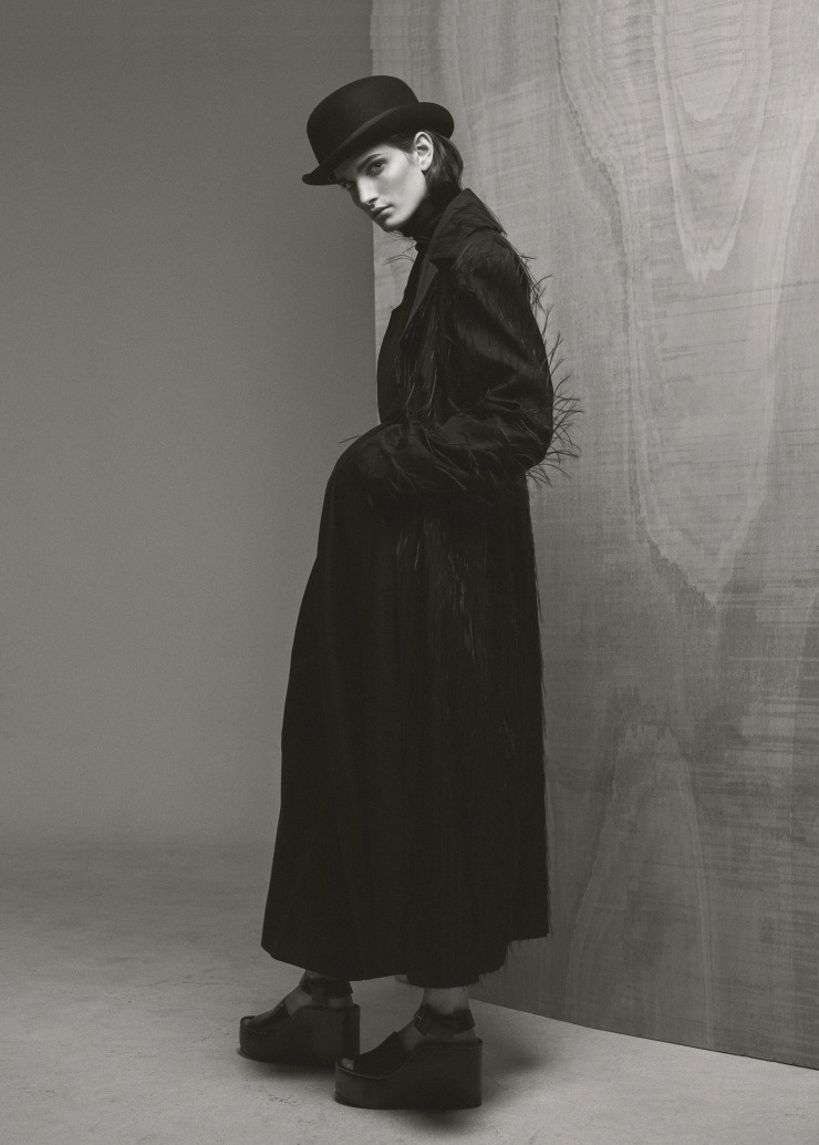 Lessons In Winter Outerwear: Carly Moore by Philip Messmann for CR ...
