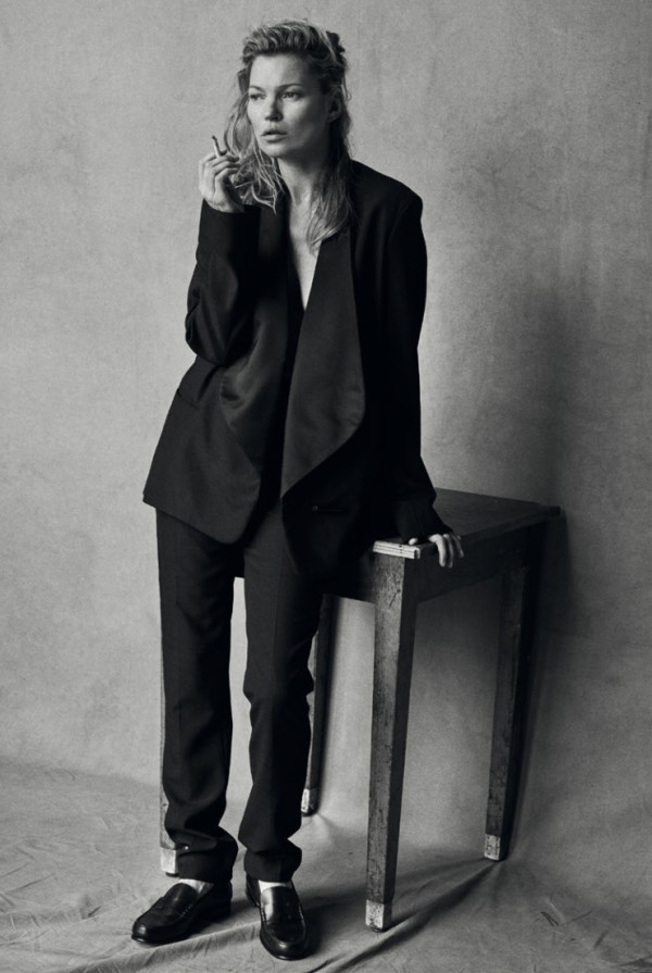 Unretouched: Kate Moss by Peter Lindbergh for Vogue Italia January 2015
