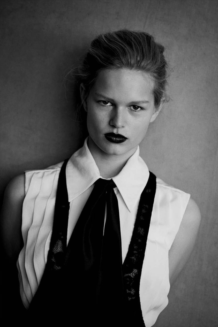 Anna Ewers By Peter Lindbergh For Vogue Germany March 2015 