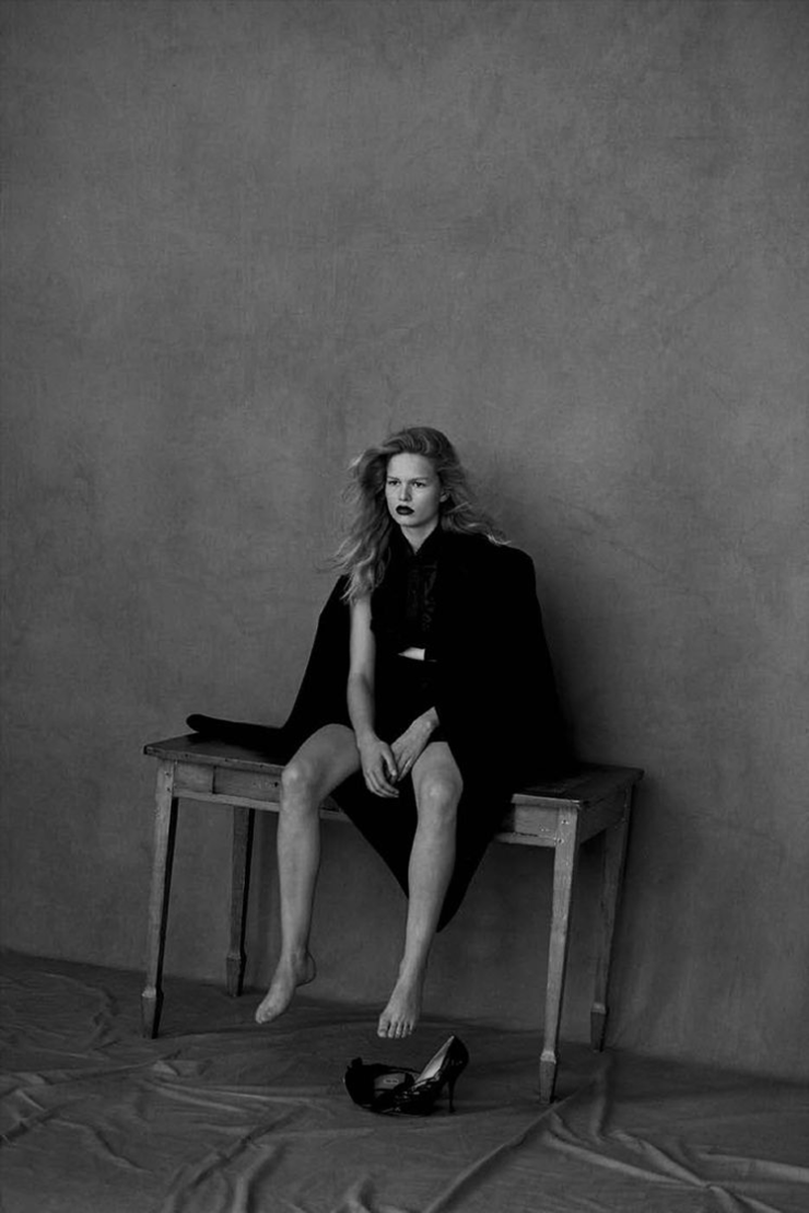 Anna Ewers By Peter Lindbergh For Vogue Germany March 2015 