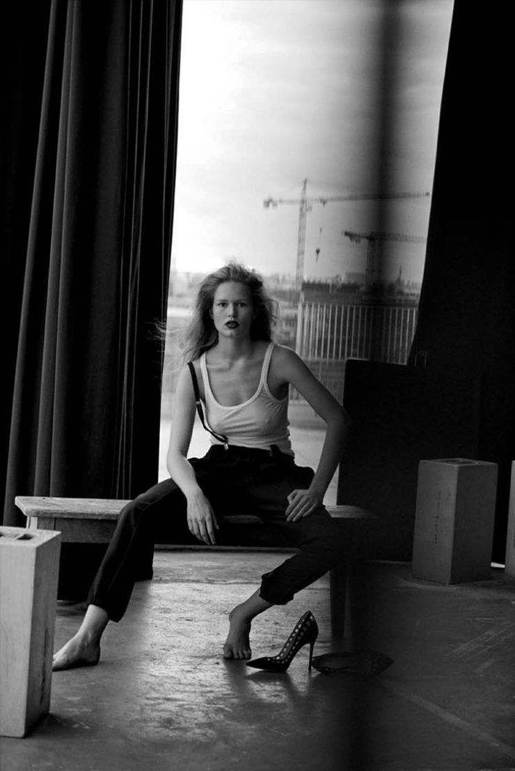 Anna Ewers By Peter Lindbergh For Vogue Germany March 2015 