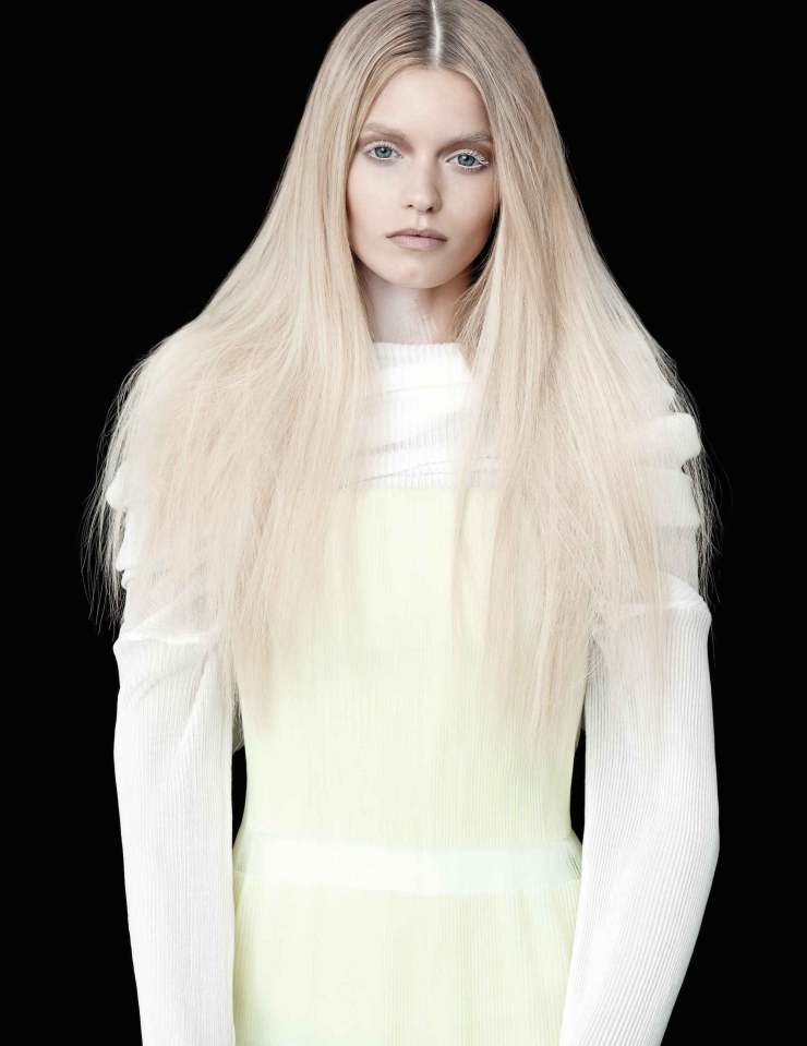 Flaunt Magazine February 2015. Photographer: Maurizio Bavutti. Fashion Editor: Ada Kokosar. Hair Stylist: Adir Abergel. Makeup Artist: Rachel Goodwin