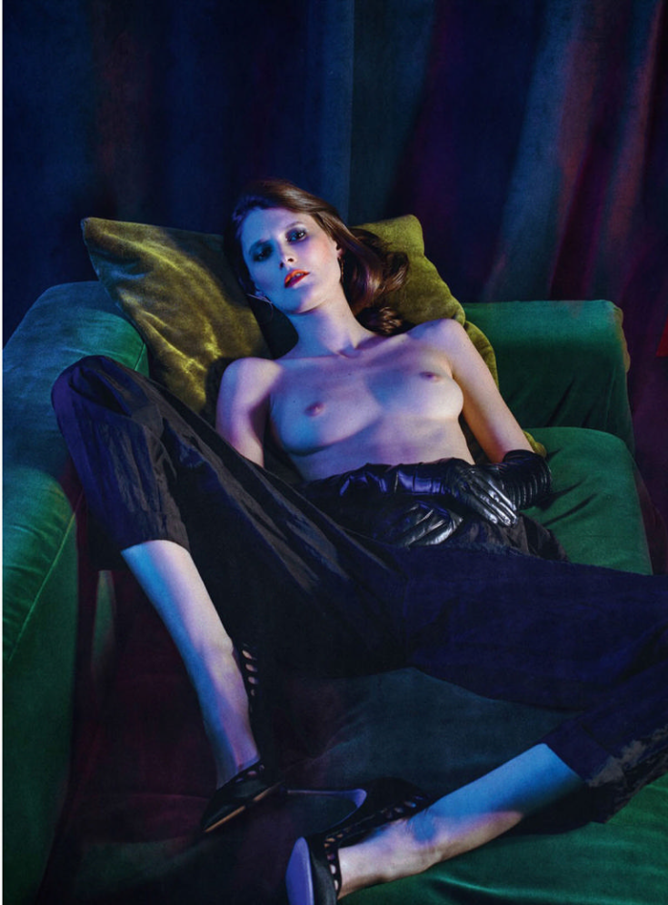 Model Marie Piovesan by Sebastian Kim for Vanity Fair March 2015 - Obscure Object Of Desire