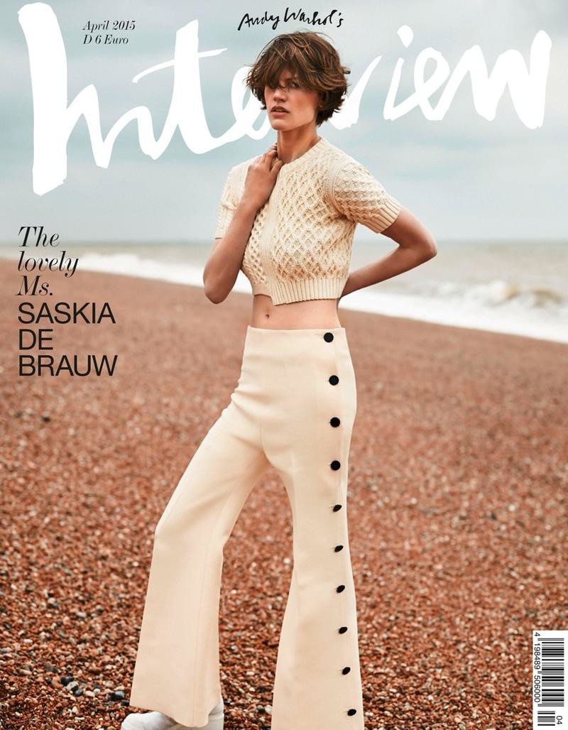 Saskia de Brauw Covers Interview Germany April 2015