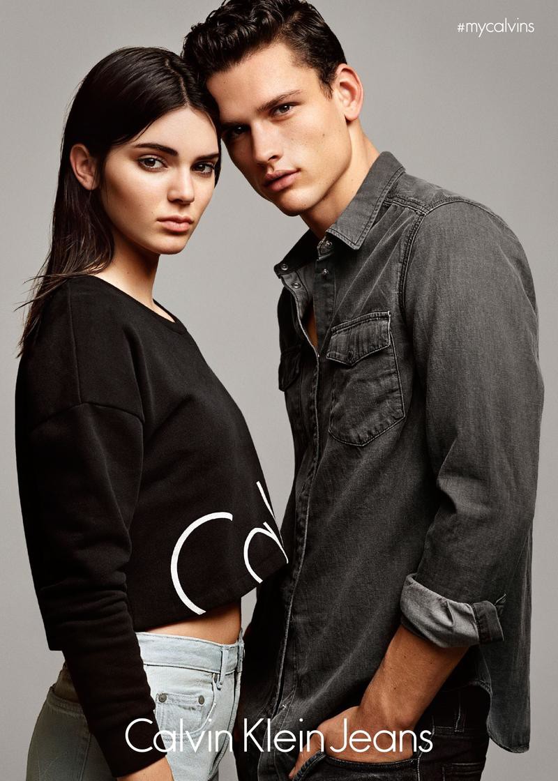 Kendall Jenner & Simon Nessman by Alasdair McLellan for Calvin Klein Spring-Summer 2015 Collection 