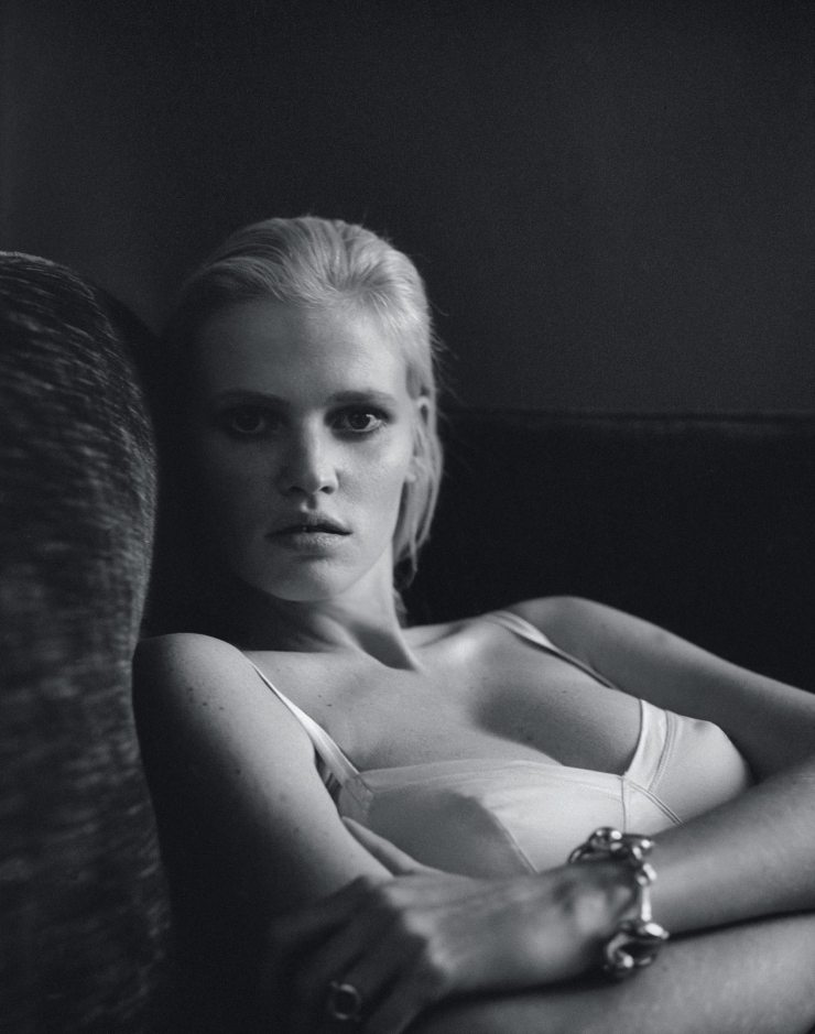 Lara Stone by Elina Kechicheva for Marie Claire France May 2015