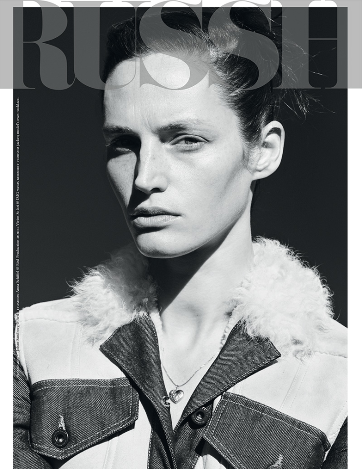 Vivien Solari Covers Russh Magazine April 2015