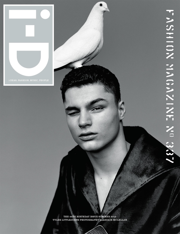 Tyler Littlejohns By Alasdair McLellan For i-D Summer 2015 Cover 35th Anniversary Issue