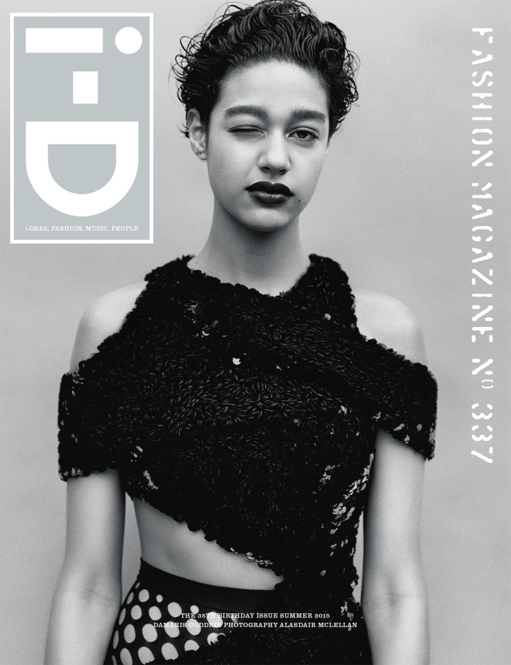 Damaris Goddrie By Alasdair McLellan For i-D Magazine Summer 2015 Cover 35th Anniversary Issue