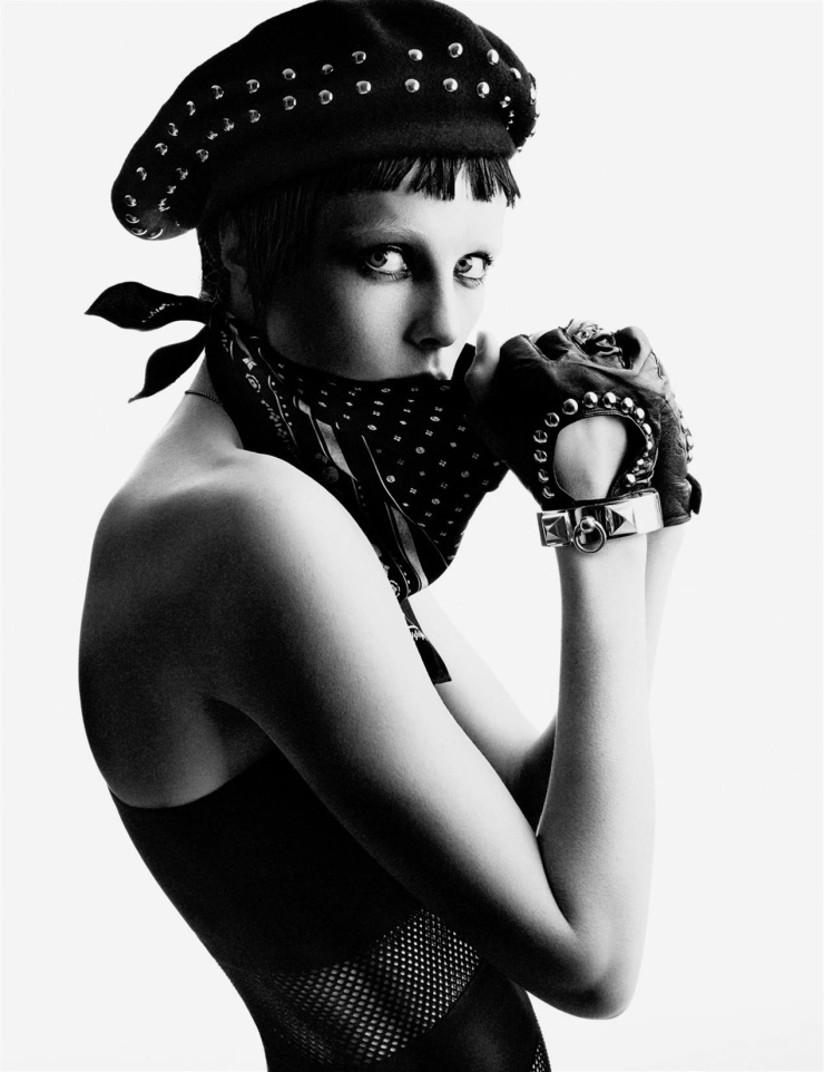 Edie Campbell by Patrick Demarchelier for Interview Magazine May 2015