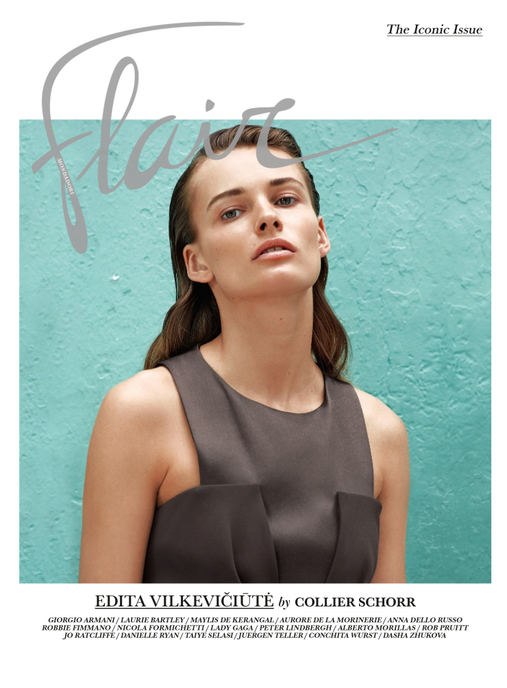 Edita Vilkeviciute Covers Flair Magazine May 2015