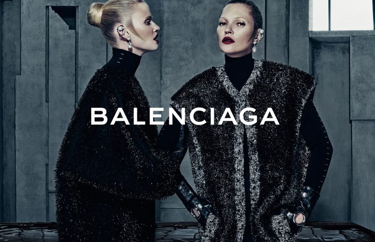 Kate Moss & Lara Stone by Steven Klein for Balenciaga Fall-Winter 2015-2016 Ad Campaign