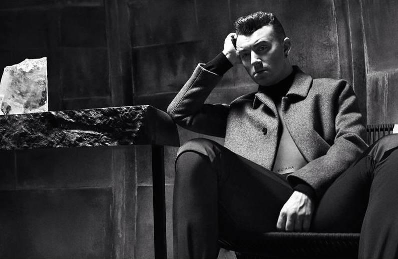 Sam Smith by Josh Olins for Balenciaga Fall-Winter 2015-2016 Menswear Ad Campaign