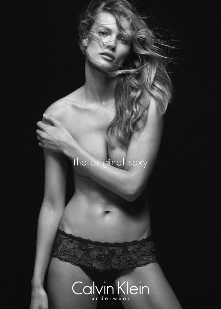 Edita Vilkeviciute by Mikael Jansson for Calvin Klein Underwear Fall 2015 Ad Campaign
