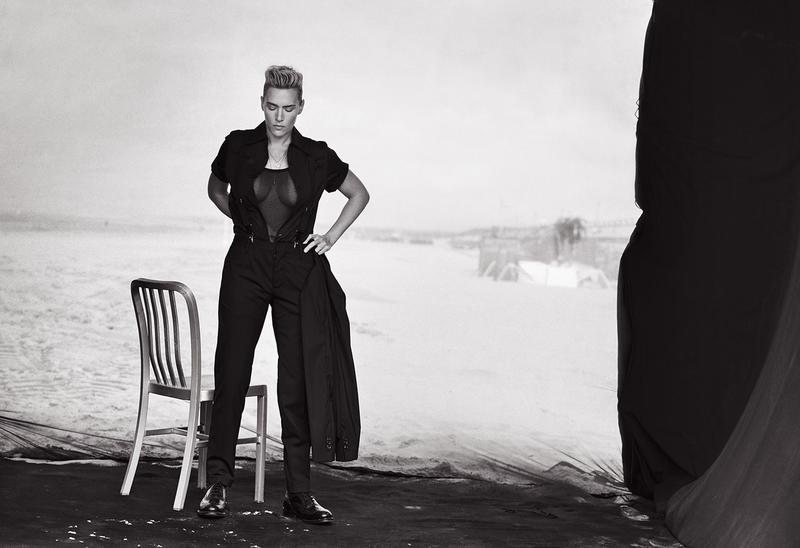 Androgynous Kate Winslet By Peter Lindbergh For L'uomo Vogue November 2015 (5)