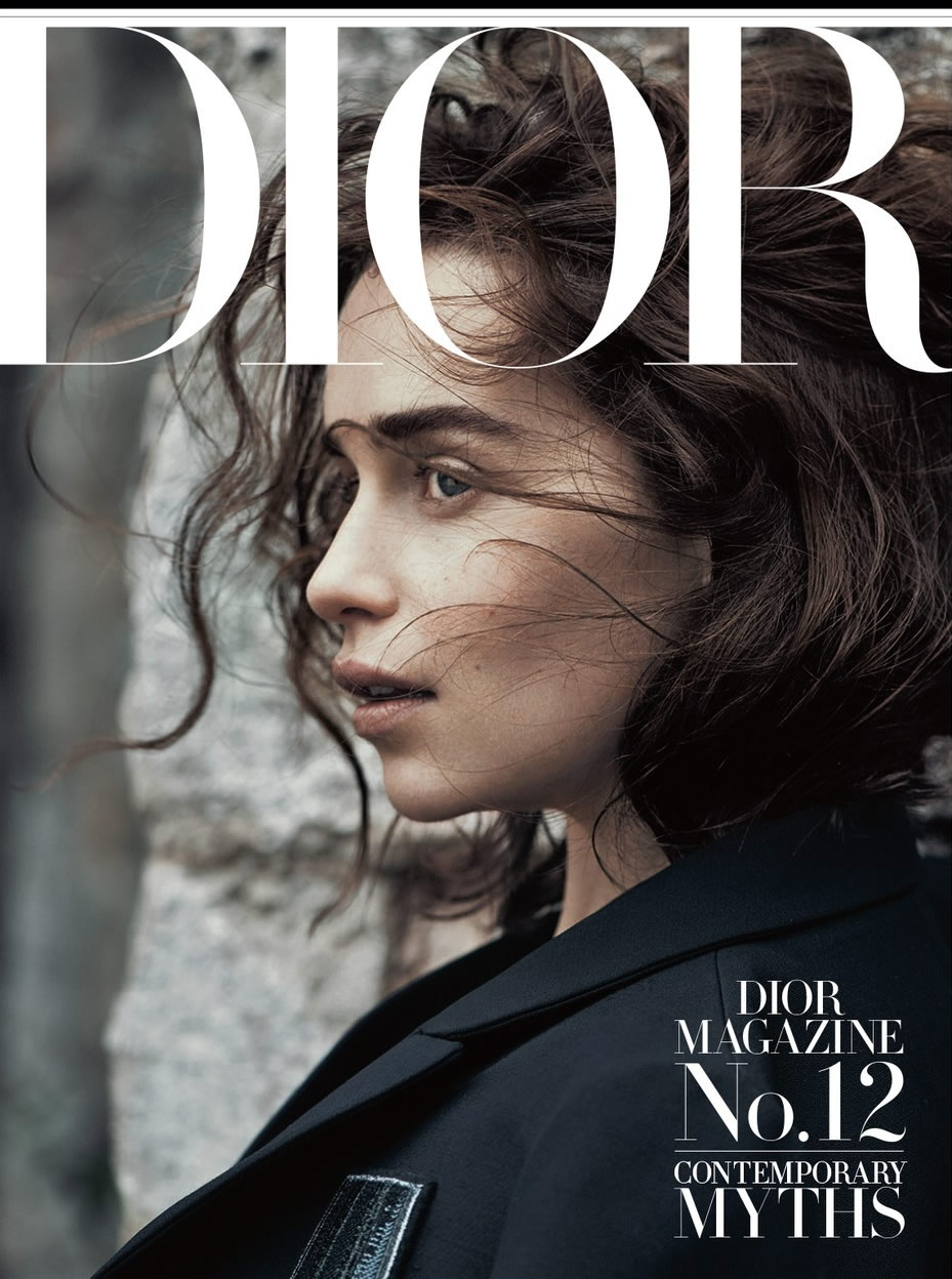 Emilia Clarke Covers Dior Magazine Winter 2015