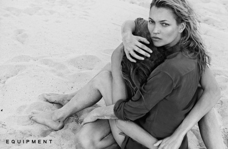 Kate Moss & Daria Werbowy for Equipment Spring-Summer 2016 Ad Campaign