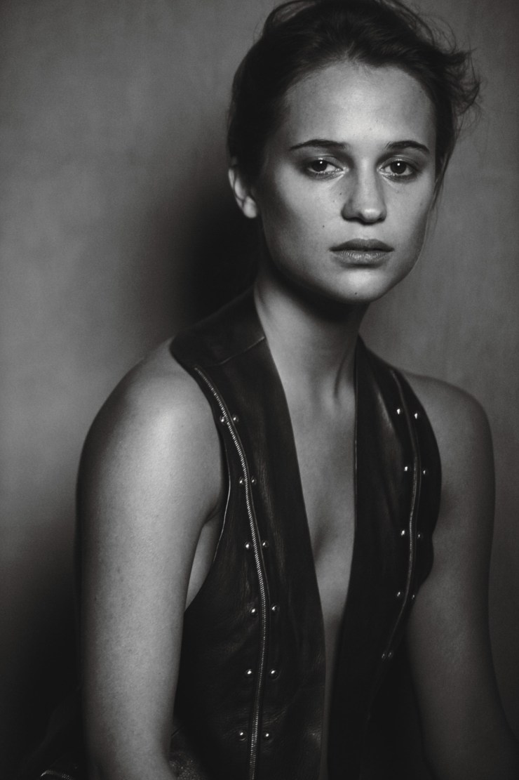 Alicia Vikander by Peter Lindbergh for W Magazine February 2016