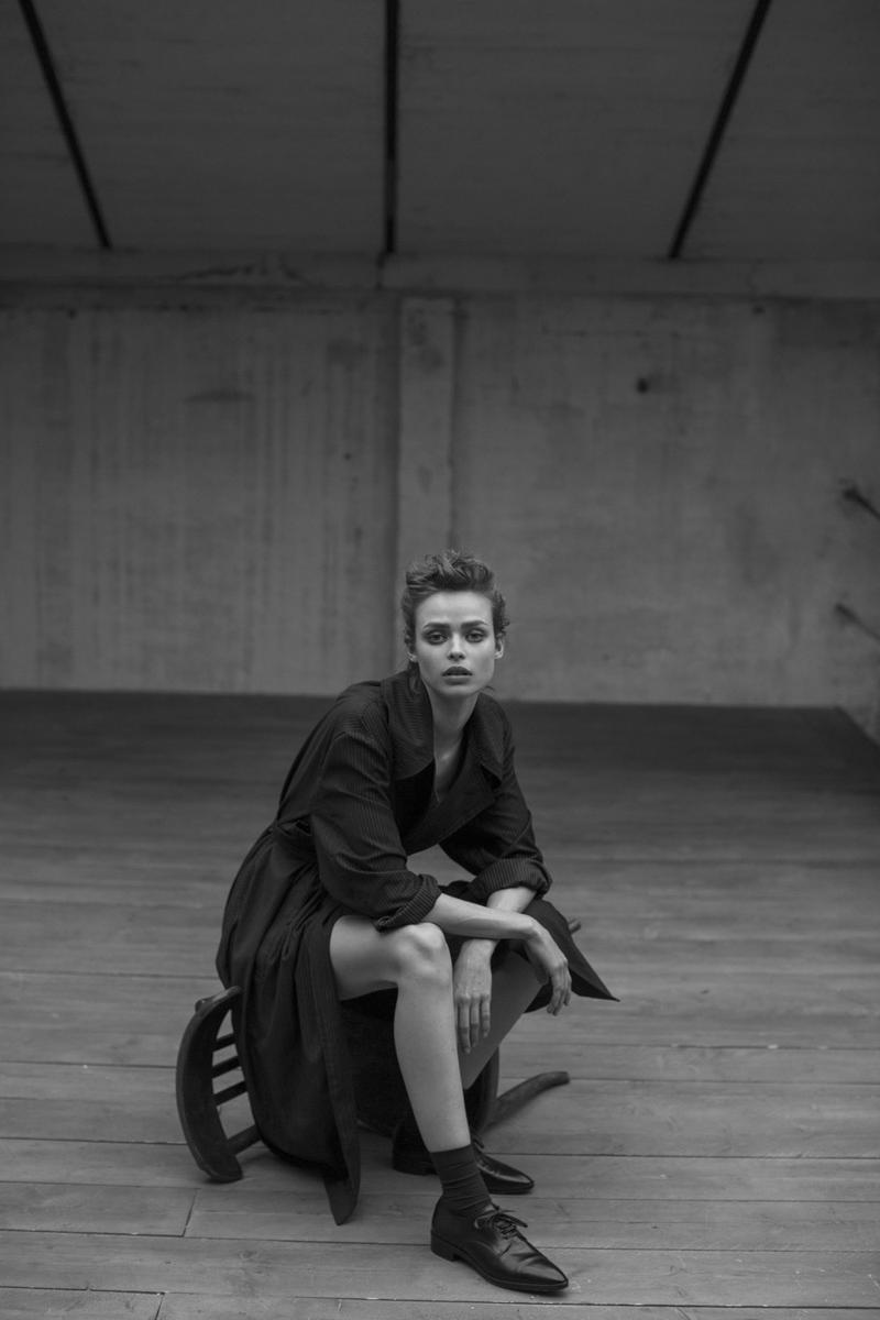 Model: Birgit Kos Editor: Carine Utegenova Fashion Editor: Camille Josephine Teisseire Makeup Artist: Aude Gill 
