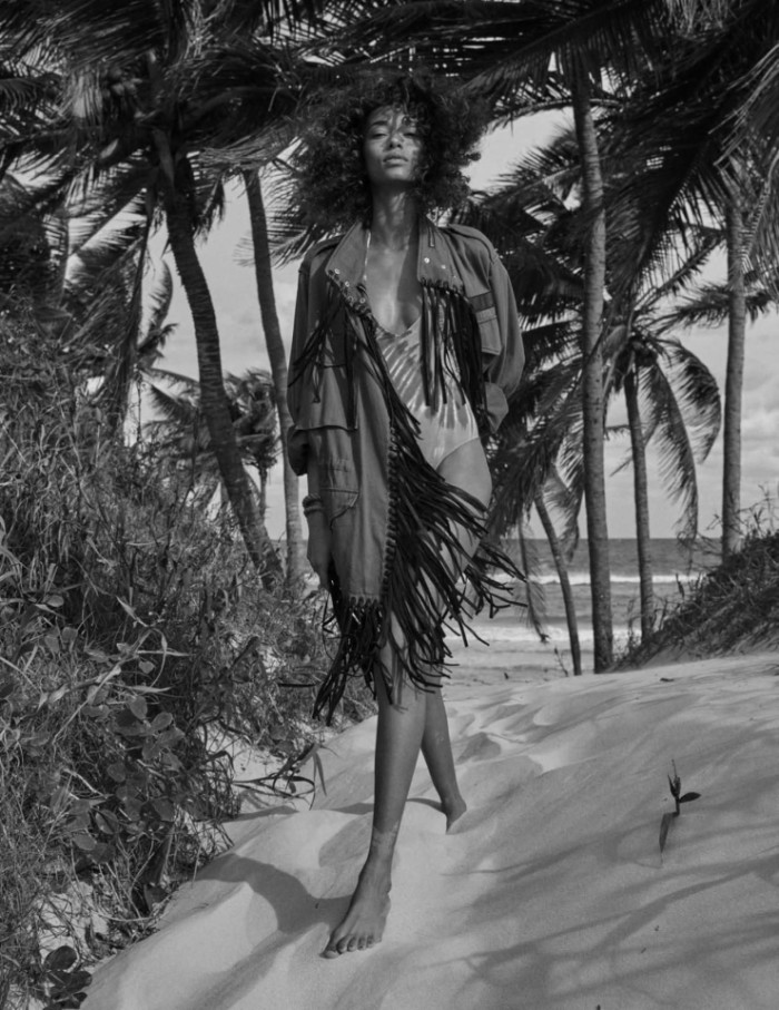 Tie Dye: Anais Mali by Benny Horne for Vogue Spain April 2016