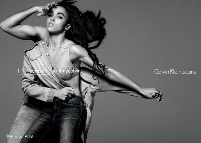 FKA twigs & Kaner Flex by David Sims for Calvin Klein Jeans Spring 2016