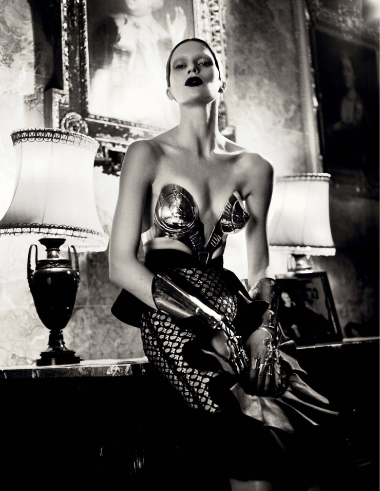 Saskia de Brauw & Elise Crombez by Mert Alas & Marcus Piggott For Interview Magazine March 2012 (4)