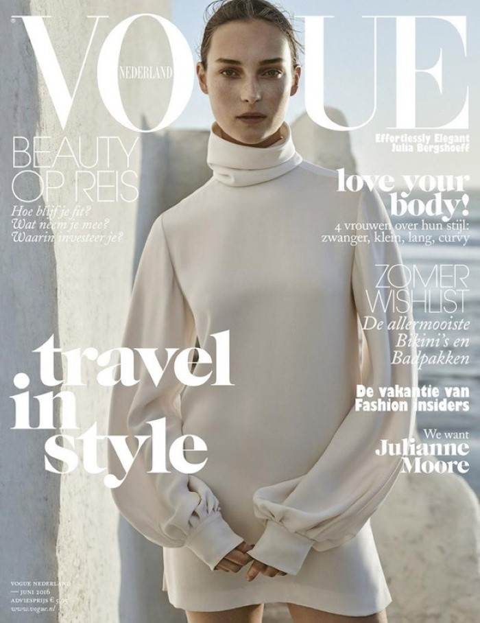 Julia Bergshoeff Covers Vogue Netherlands June 2016