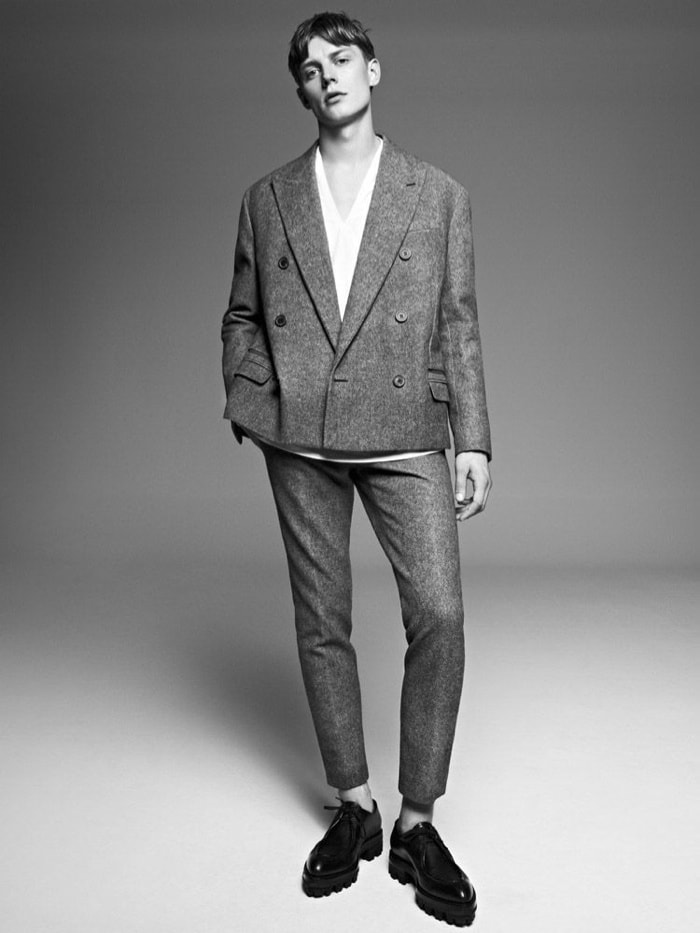 Men’s Wear Goes Gray: Janis Ancens by Karim Sadli for T Style Magazine Fall 2013