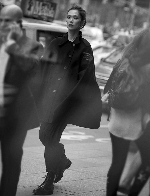 Walking With Peter Lindbergh For Vogue Italia October 2016 - Tao Okamoto