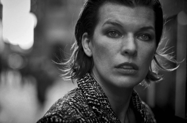 Milla Jovovich Walking With Peter Lindbergh For Vogue Italia October 2016