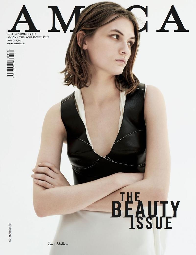 Lara Mullen Covers Amica Magazine Italy November 2016