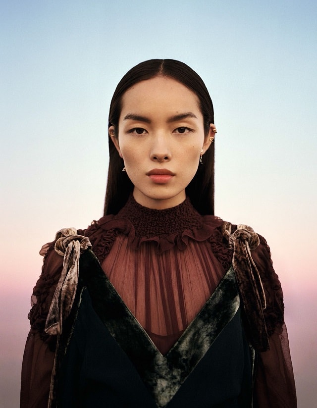 Fei Fei Sun For Vogue China January 2017 - Transparencies