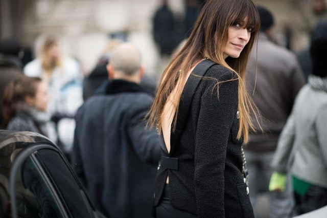 Caroline de Maigret Paris Couture Spring 2017 Street Style