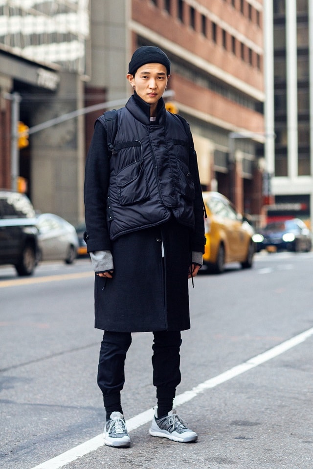 Jeon June New York Men's Fashion Week Fall 2017 Street Style