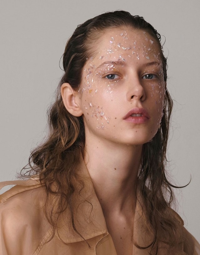 Gleam Glisten Glow: Maria Zakrzewska by David Ferrua for Models.com