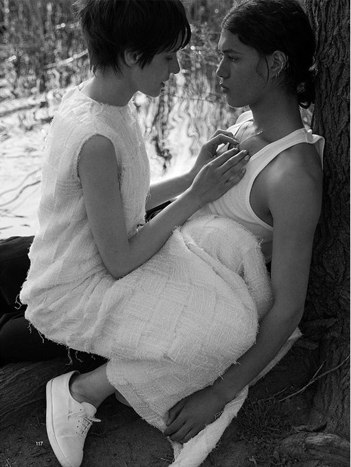 The Picnic: Aida Blue & Jordan Legessa by Will Davidson for Unconditional Magazine Spring-Summer 2017