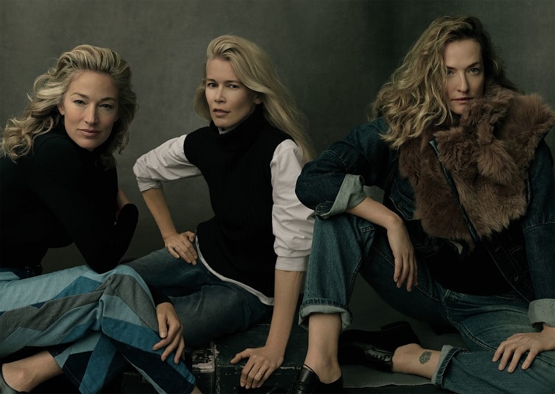 Elaine Irwin, Claudia Schiffer, Tatjana Patitz by Annie Leibovitz For American Vogue September 2017