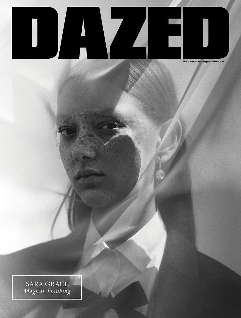 Sara Grace Wallerstedt Covers Dazed Magazine Fall 2017
