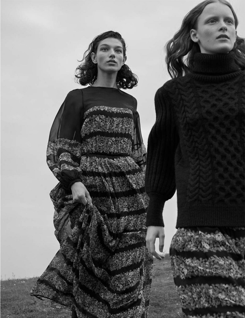 Mckenna Hellam, Victoria Schons by Josh Olins for Massimo Dutti Fall-Winter 2017 Ad Campaign