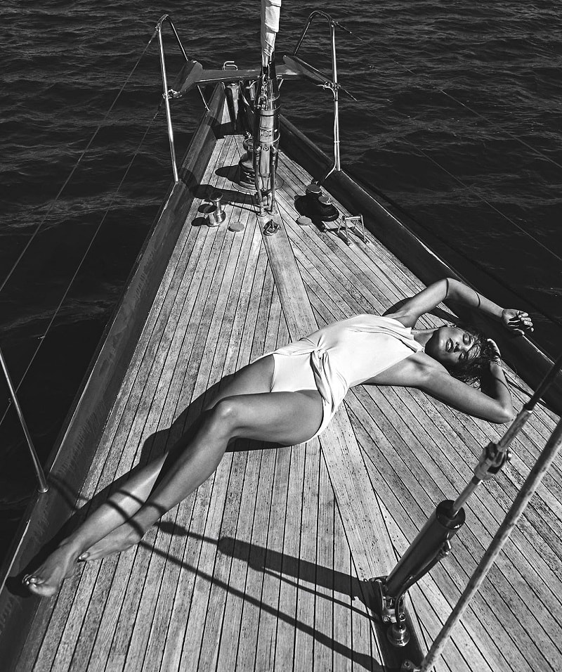 Sound Of Summer: Julia Van Os by Sebastian Kim for Vogue Australia December 2017
